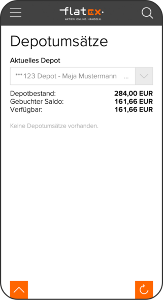 Konto und Depotumsätze